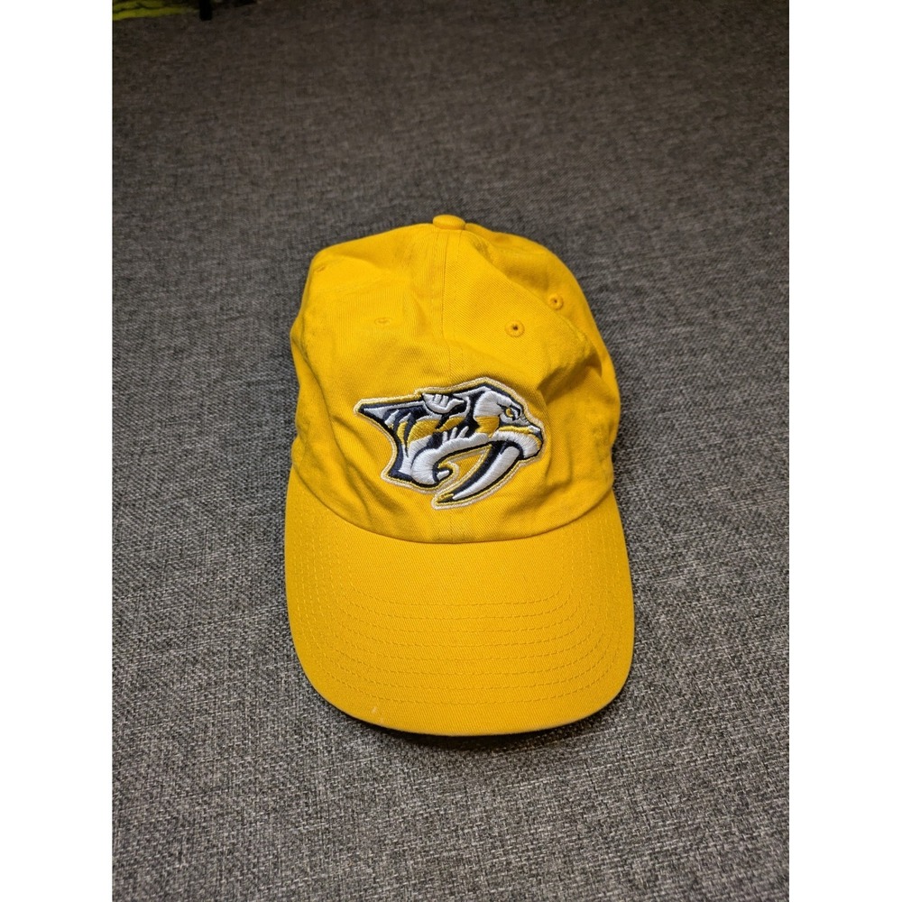 Nashville Predators NHL Hat '47 Yellow Strapback Baseball Trucker Hockey Cap